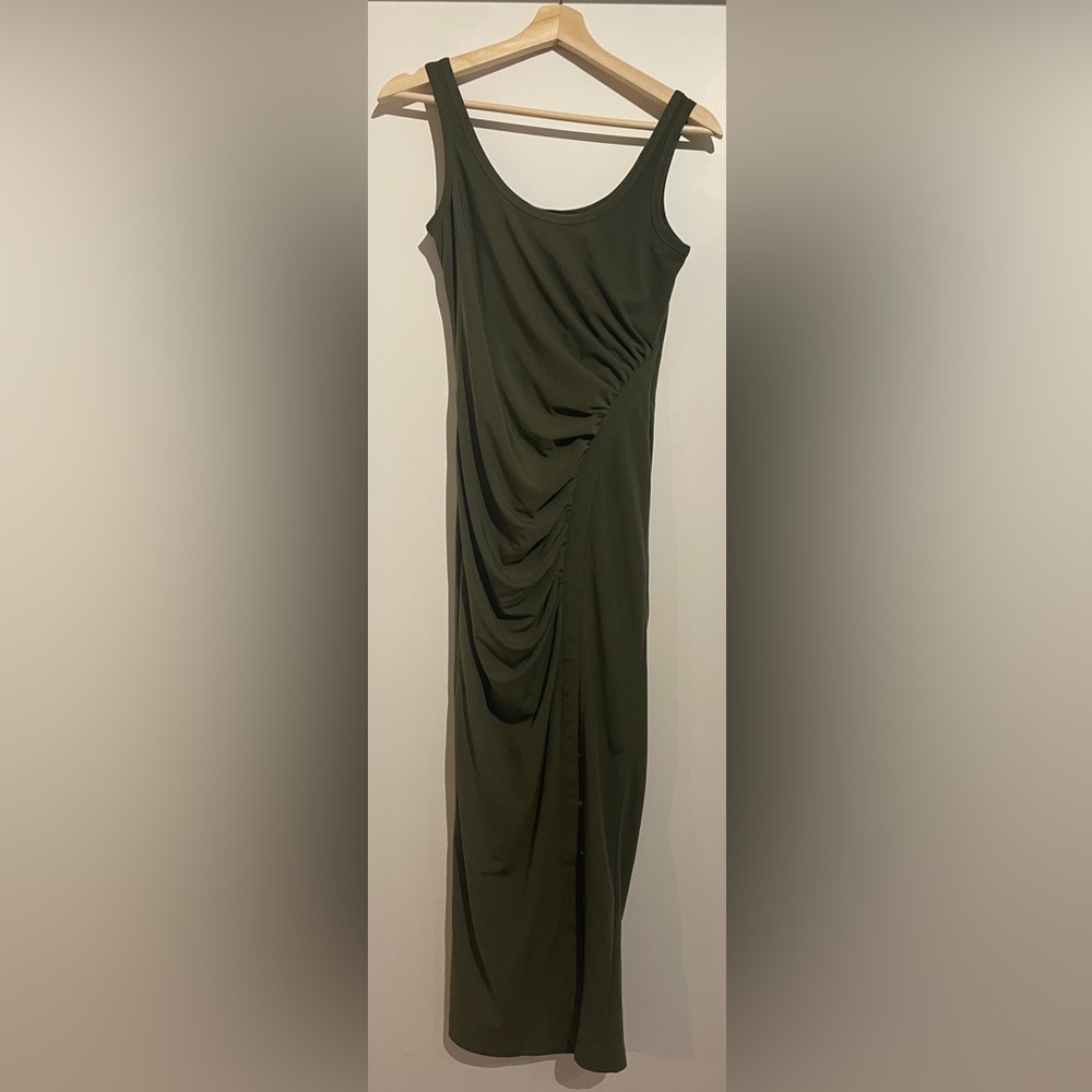 Helmut Lang snap front dress